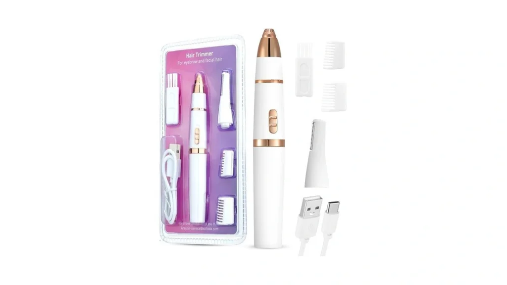 Amazon code: Areyzin 2 In 1 Facial Hair Trimmer For W