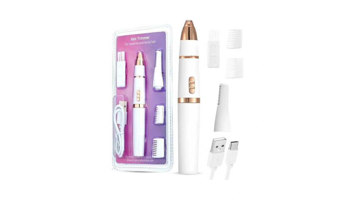 Amazon code: Areyzin 2 In 1 Facial Hair Trimmer For W