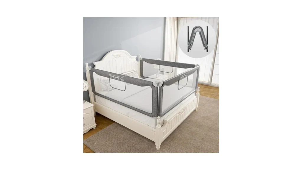 Amazon code: Famill Bed Rail For Toddlers 2 Minutes A