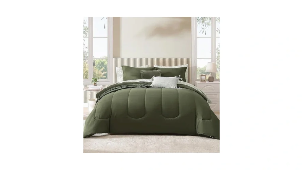 Amazon code: Monbix Full Comforter Set - 7 Pieces Oli