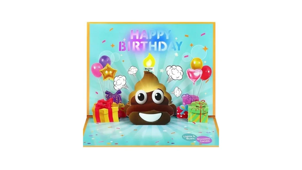 Amazon code: D24time Funny Musical Birthday Card - Po