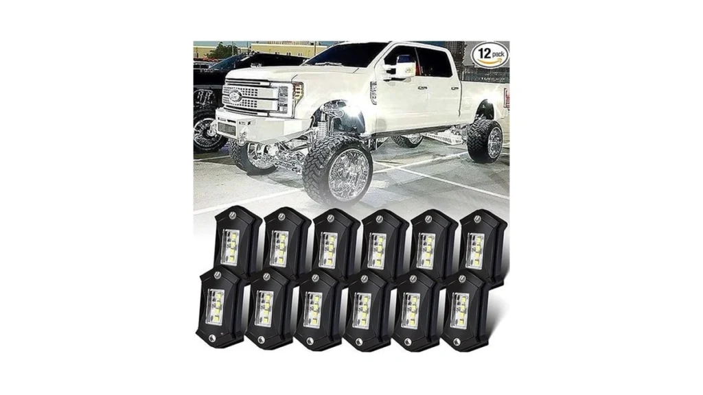 Amazon code: Lednenon R3 Led White Rock Lights 12pods