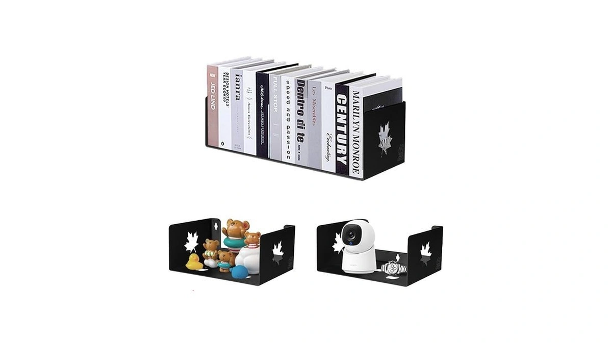 Amazon code: Canchic Black Metal Display Shelves U-sh