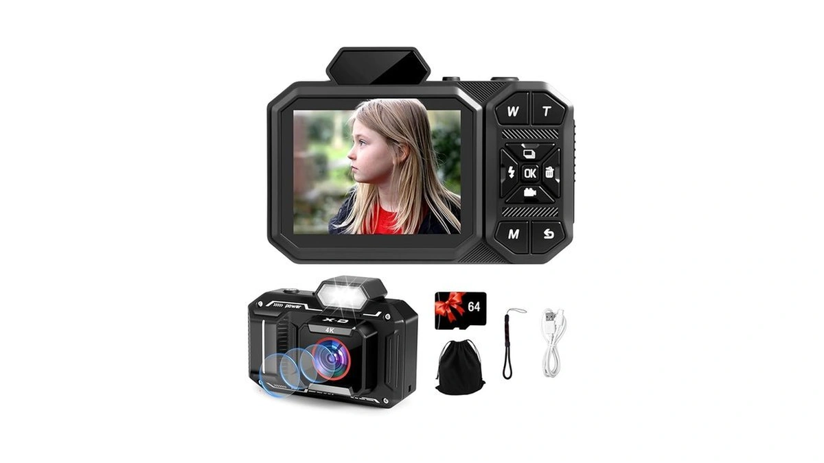 Amazon coupon: Digital Camera Bextgoo 4k Vlogging Camer