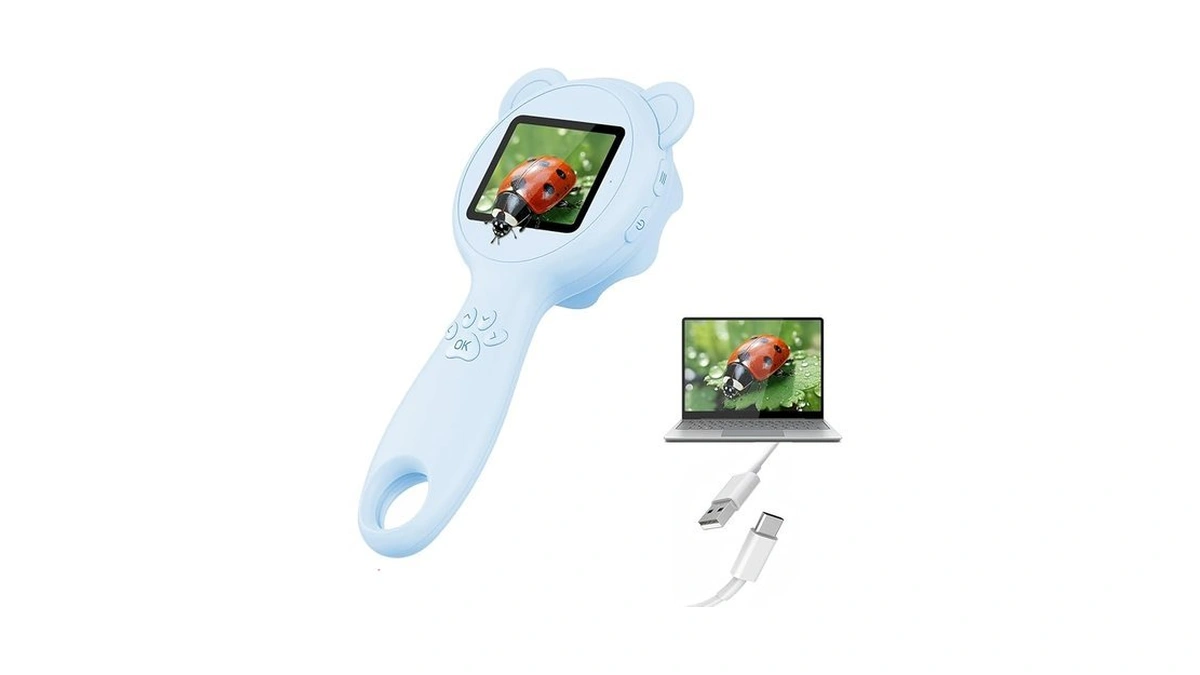 Amazon code: Evioauo Kids Microscope Mini Microscope