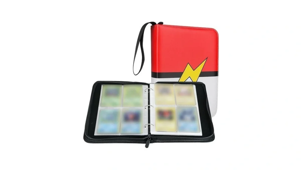 Amazon code: Trading Card Binder 4 Pocket Pu Leather