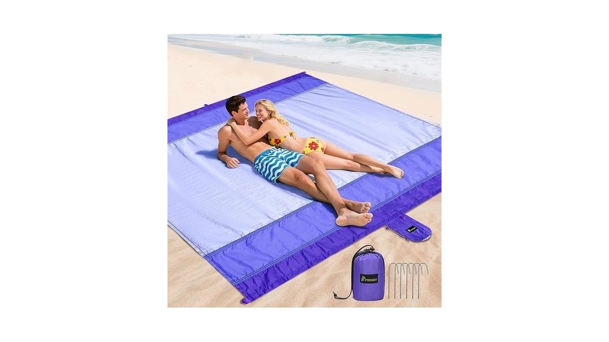 Amazon code: Pteromy Beach Blanket Waterproof Sandpro