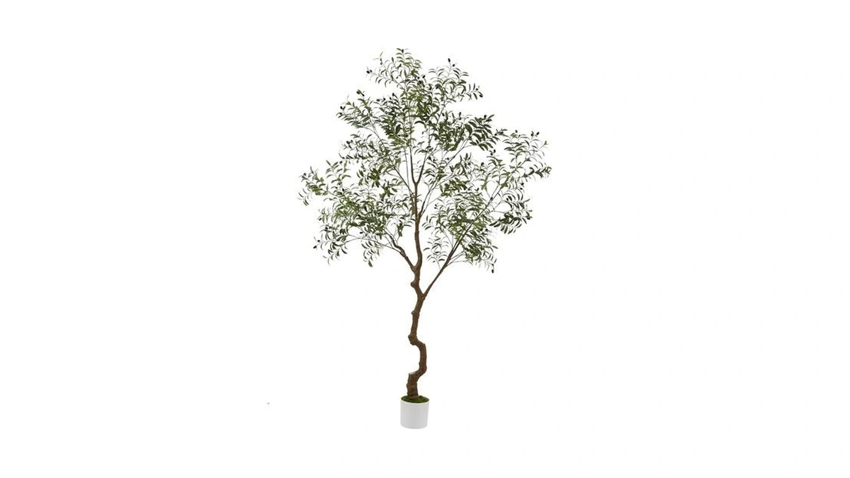 Amazon code: Tall Faux Olive Tree 8ft 96in Realistic