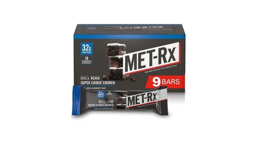 Amazon coupon: Met-rx Big 100 Protein Bar Meal Replacem
