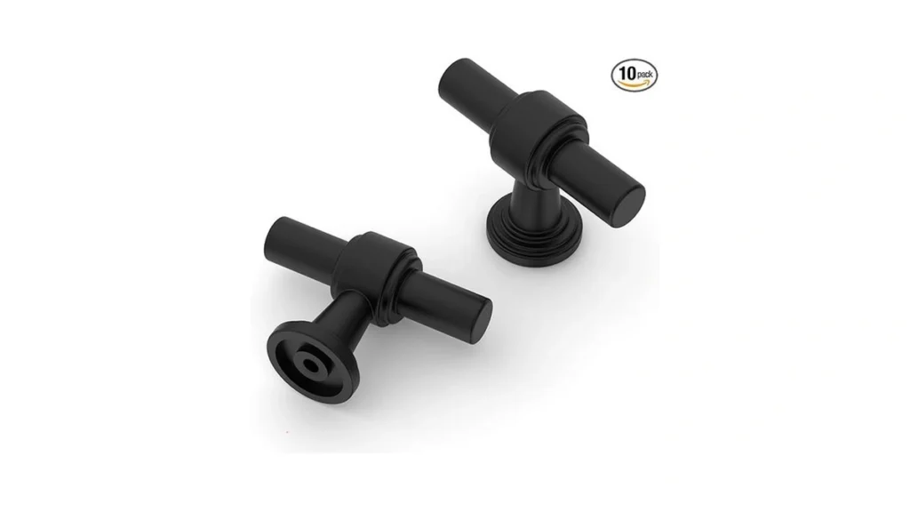 Amazon coupon: Asidrama 10 Pack Matte Black Kitchen Cab