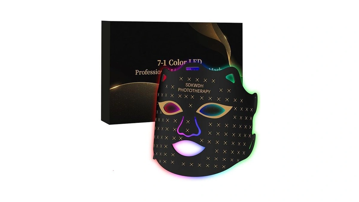 Amazon coupon: Sdkwdh Red Light Therapy For Face 7 Colo