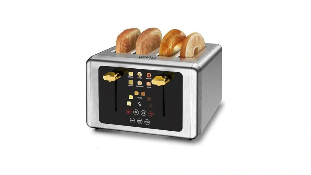 Amazon coupon: Whall 4 Slice Touch Screen Toaster Stain