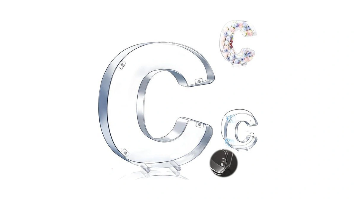 Amazon coupon: Magnetic Acrylic Letter C Charcuterie Bo