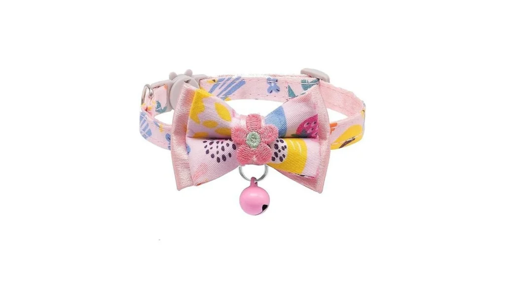 Amazon code: Cat Collar Breakaway Hyqhyx Floral Kitte