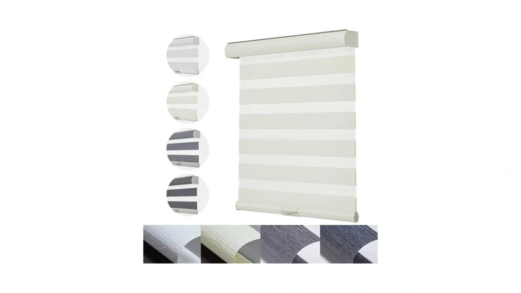 Amazon coupon: Persilux Cordless Zebra Blinds For Windo