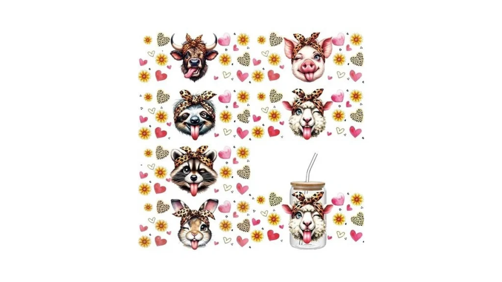 Amazon code: Uv Dtf Cup Wrap Transfer Stickers For Gl