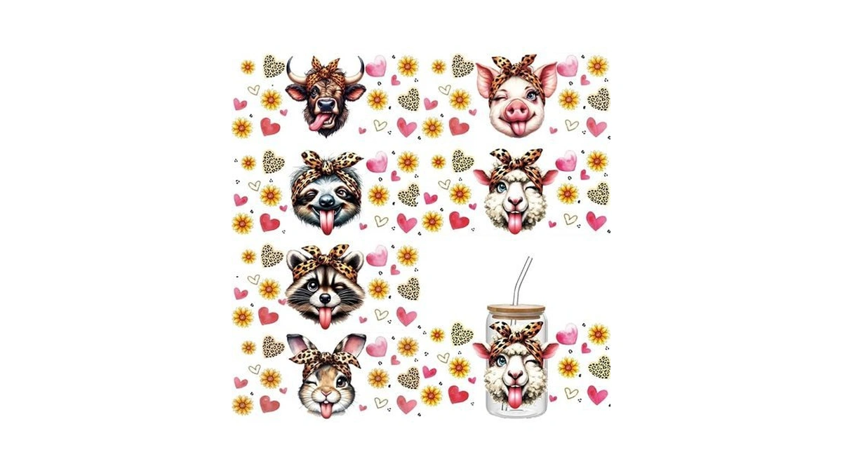 Amazon code: Uv Dtf Cup Wrap Transfer Stickers For Gl