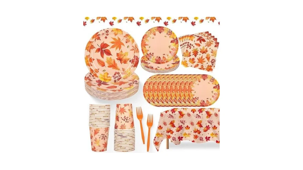 Amazon code: Ymdobiger Fall Party Supplies Thanksgivi