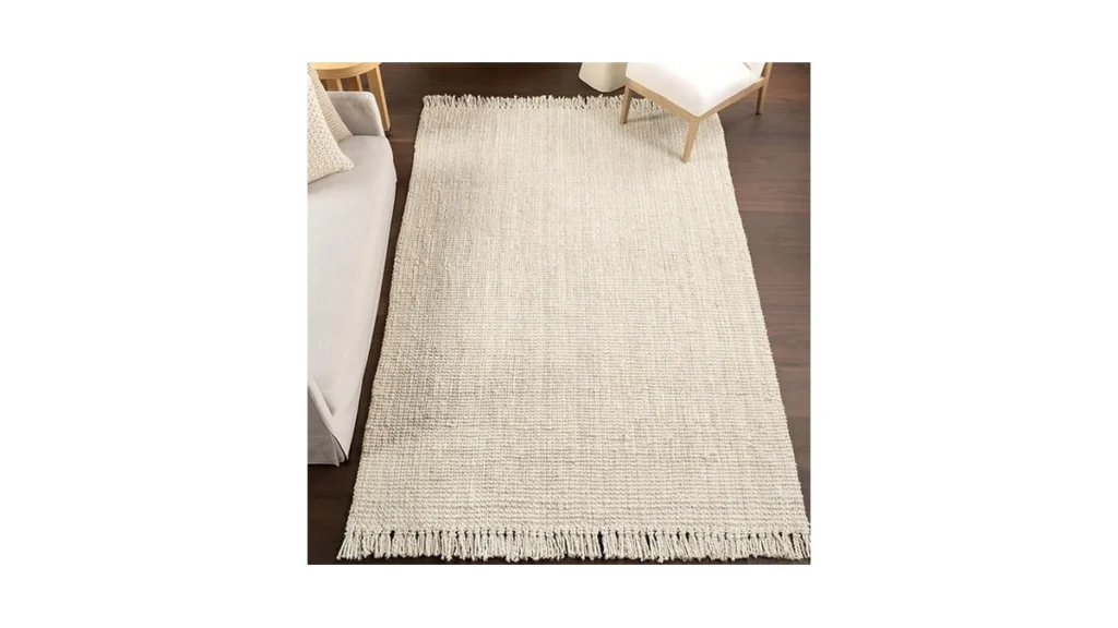 Amazon coupon: Nuloom 2x3 Daniela Jute Tassel Hand Wove