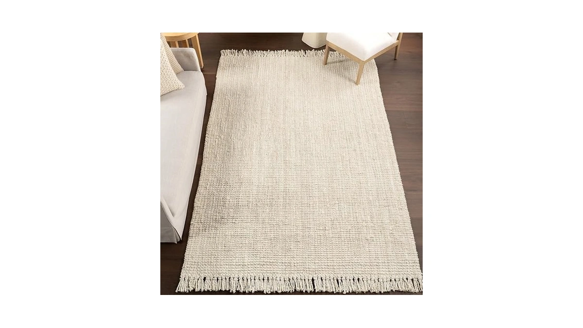 Amazon coupon: Nuloom 2x3 Daniela Jute Tassel Hand Wove