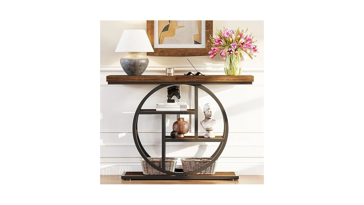 Amazon code: Karlott Entryway Table 41 3 Industrial 4