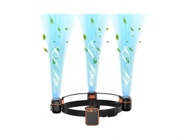 Portable Waist Fan With 3 Small Fans For 10 Times… Code