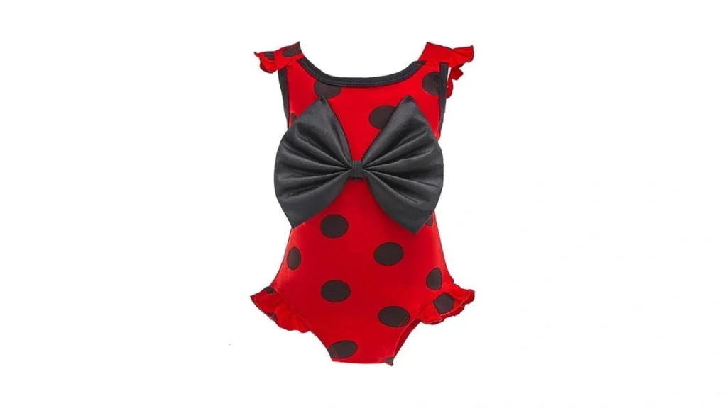 Amazon coupon: Lito Angels Girls Ladybug Polka Dots Swi