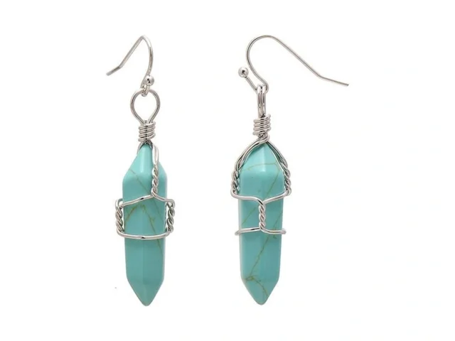 Joseph Brothers Enhanced Turquoise Wire Wrapped… Coupon