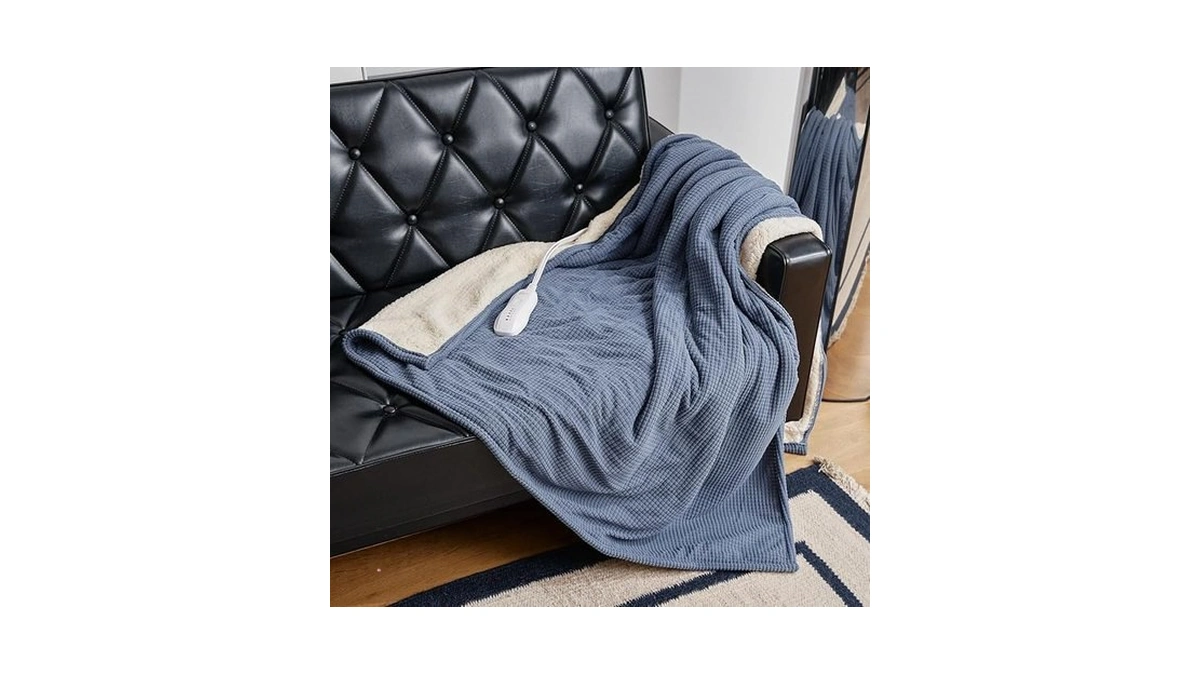 Amazon code: Allyouland Heated Blanket Throw 50 X60 E