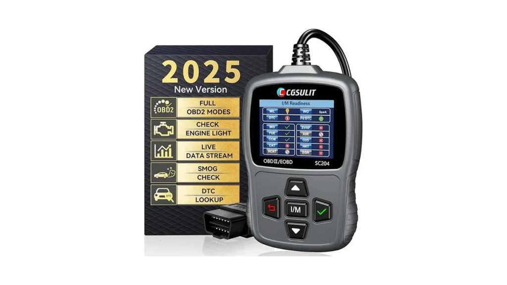 Amazon coupon: Cgsulit Scan Tool Sc204 Obd2 Scanner Che