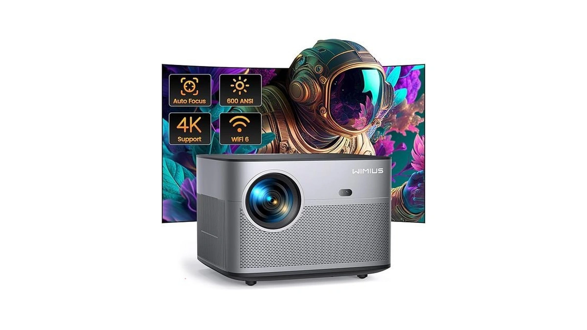 Amazon coupon: Auto Focus Keystone 4k Projector With Wi