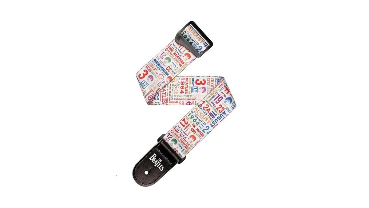Amazon coupon: D Addario Beatles Guitar Strap Ticket St