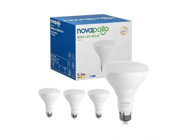 Novapollo Br30 Led Bulb Dimmable Flood Lights… Code