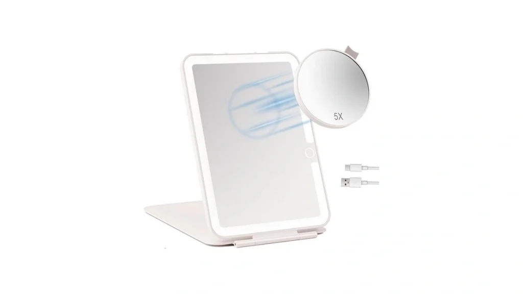 Amazon code: Dear Girl Travel Makeup Mirror With Ligh