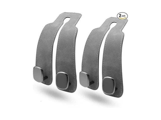 2 Pack Heavy Duty Car Seat Headrest Hooks Universal… Code