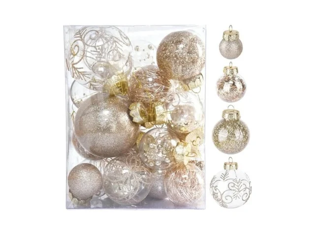 30pcs Christmas Ball Ornaments Set – Shatterproof… Code