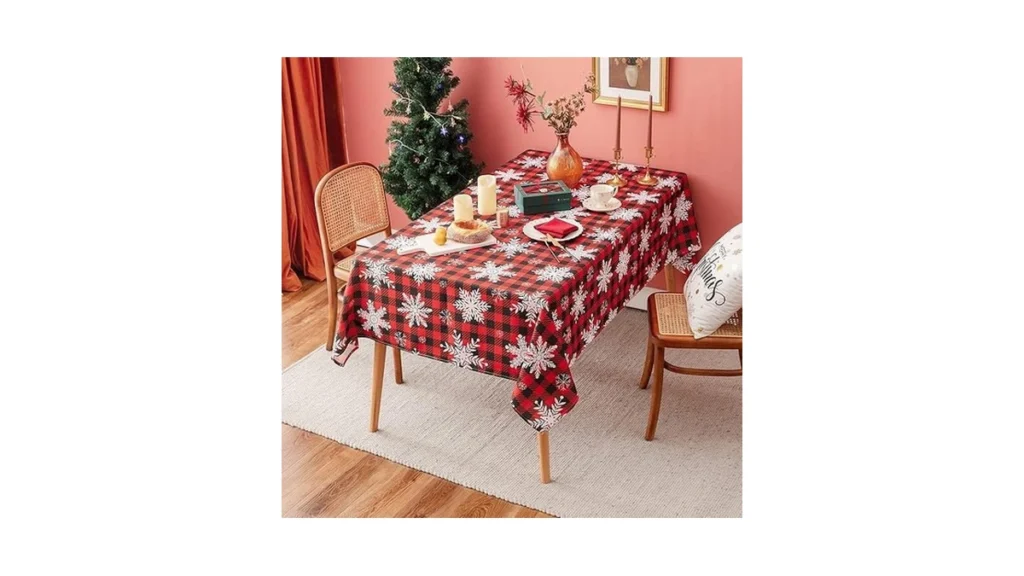 Amazon code: Homing Buffalo Plaid Christmas Rectangle