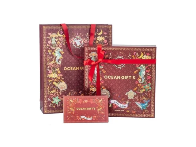 Amalee Large Gift Box Set With Lids- Ocean Theme 3d… Code