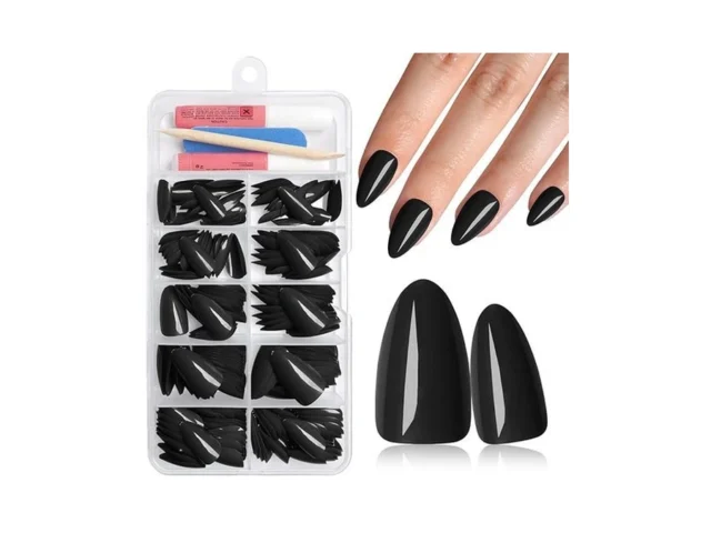 Addfavor Press On Nails Almond Medium Fake Nails… Coupon