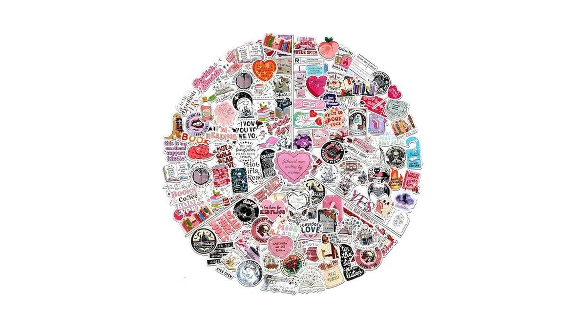 Amazon code: 150 Pcs Romance Book Stickers Waterproof