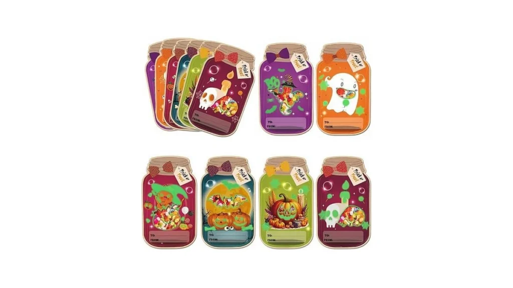 Amazon code: Halloween Mason Jar Greeting Cards Bulk