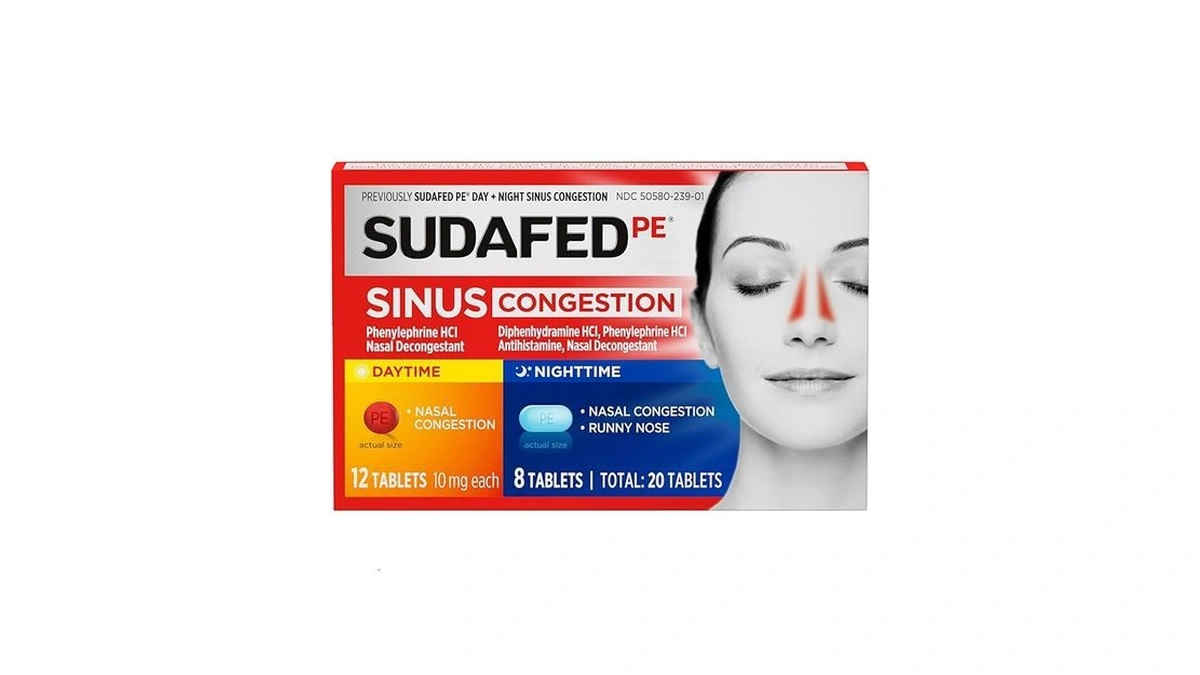 Amazon coupon: Sudafed Pe Sinus Congestion Day Night Ma