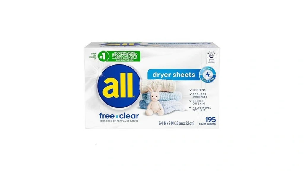 Amazon coupon: All Fabric Softener Dryer Sheets For Sen