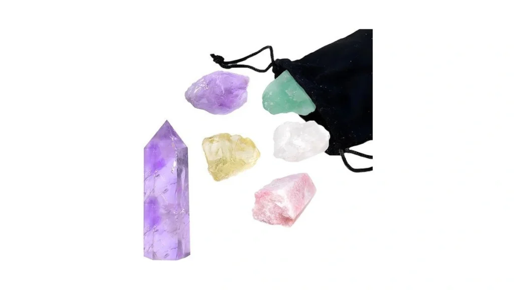 Amazon code: Healing Crystals Stones Sets 5 And Ameth