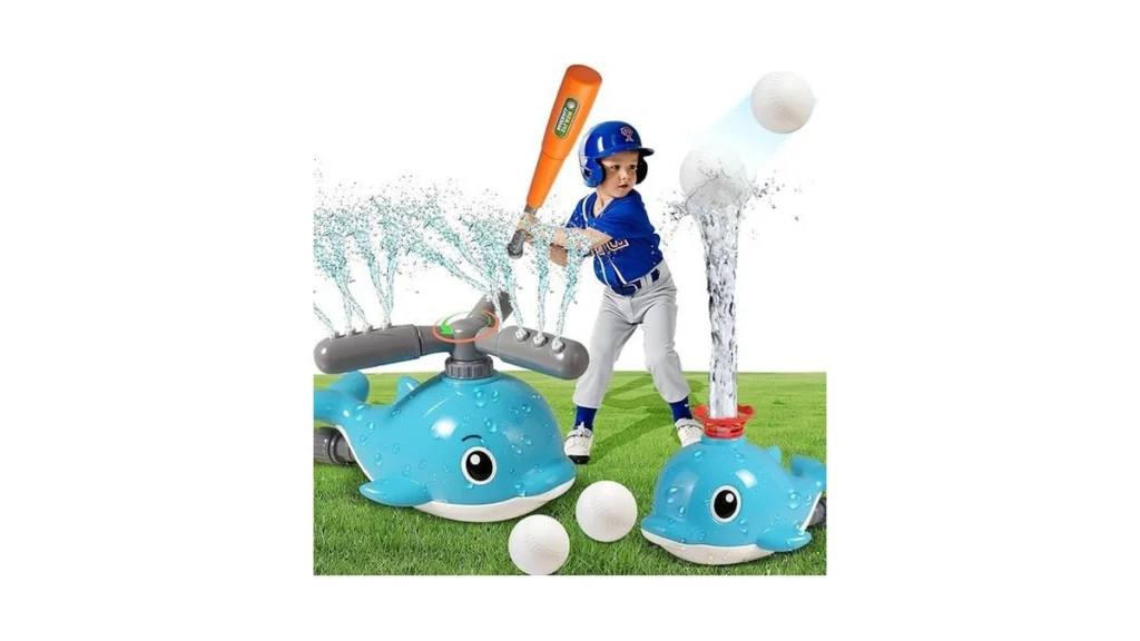Amazon code: 2 In 1 Water Sprinkler Baseball Toy Set