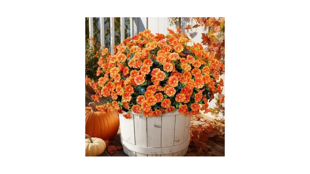 Amazon code: Nigirior Artificial Faux Flowers For Out