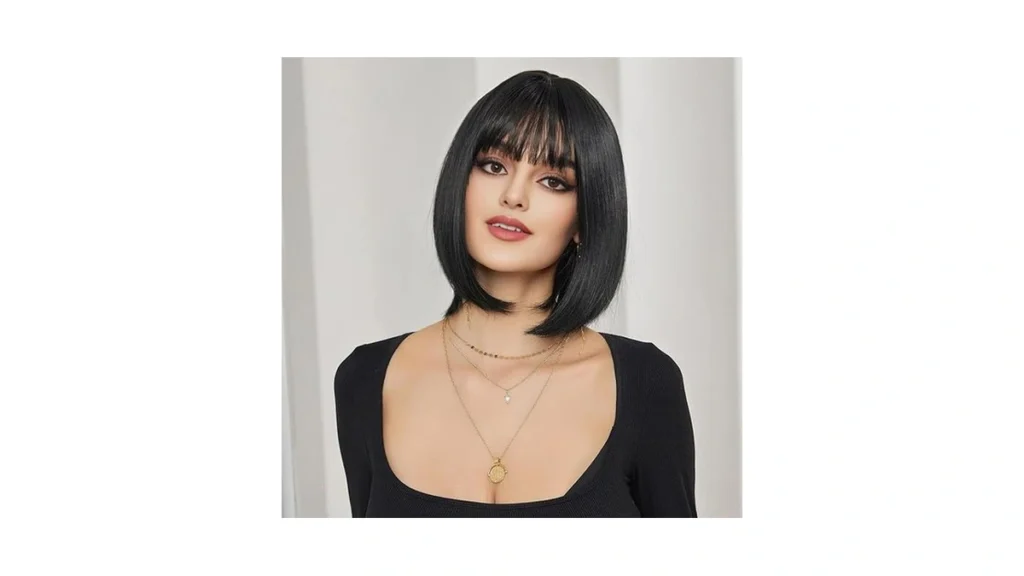 Amazon code: Cetiq Short Bob Hair Wigs 12 Straight Wi