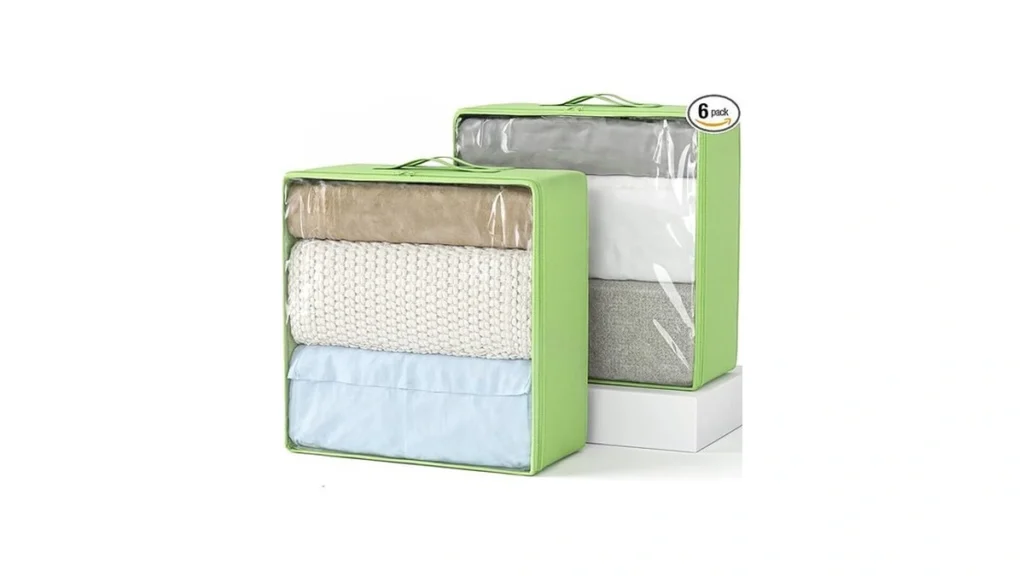 Amazon code: Clothes Storage Bags Foldable Thick Fabr
