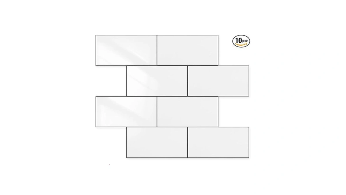 Amazon coupon: 10-sheet Peel And Stick Wall Tile For Ki