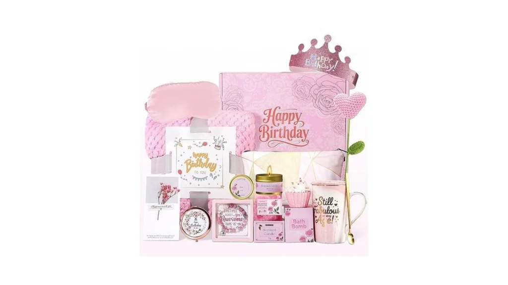 Amazon code: Happy Birthday Gifts For Women - Pink Bi